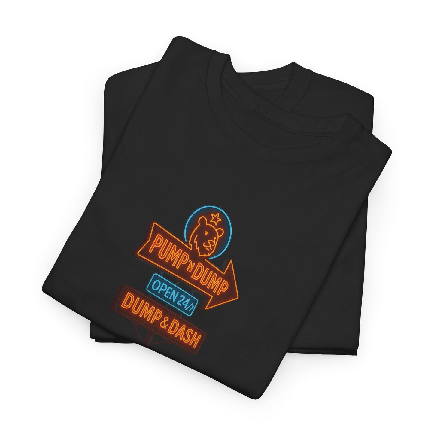 Pump N Dump – Neon Motel Sign Tee