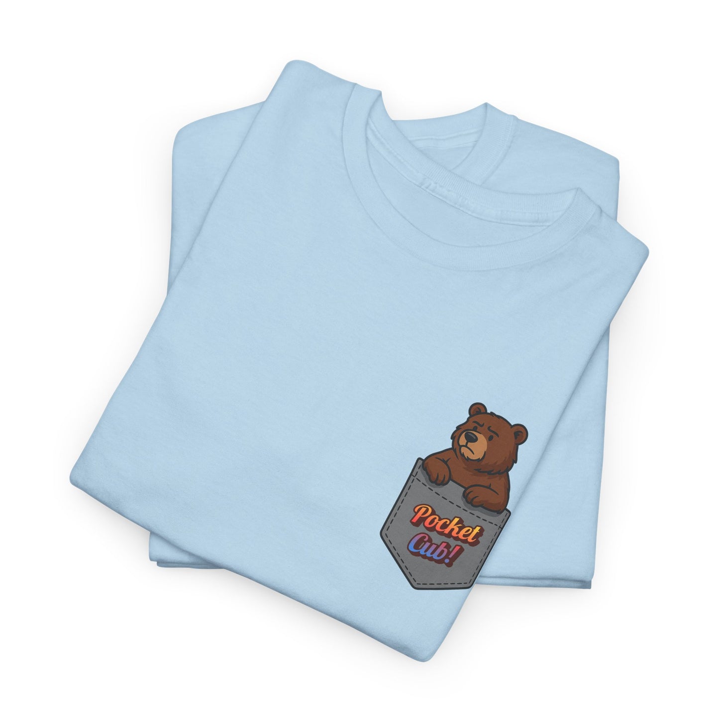 Pocket Cub T-Shirt | Gay Bear Pride Pocket Graphic Tee for Cubs & Bears