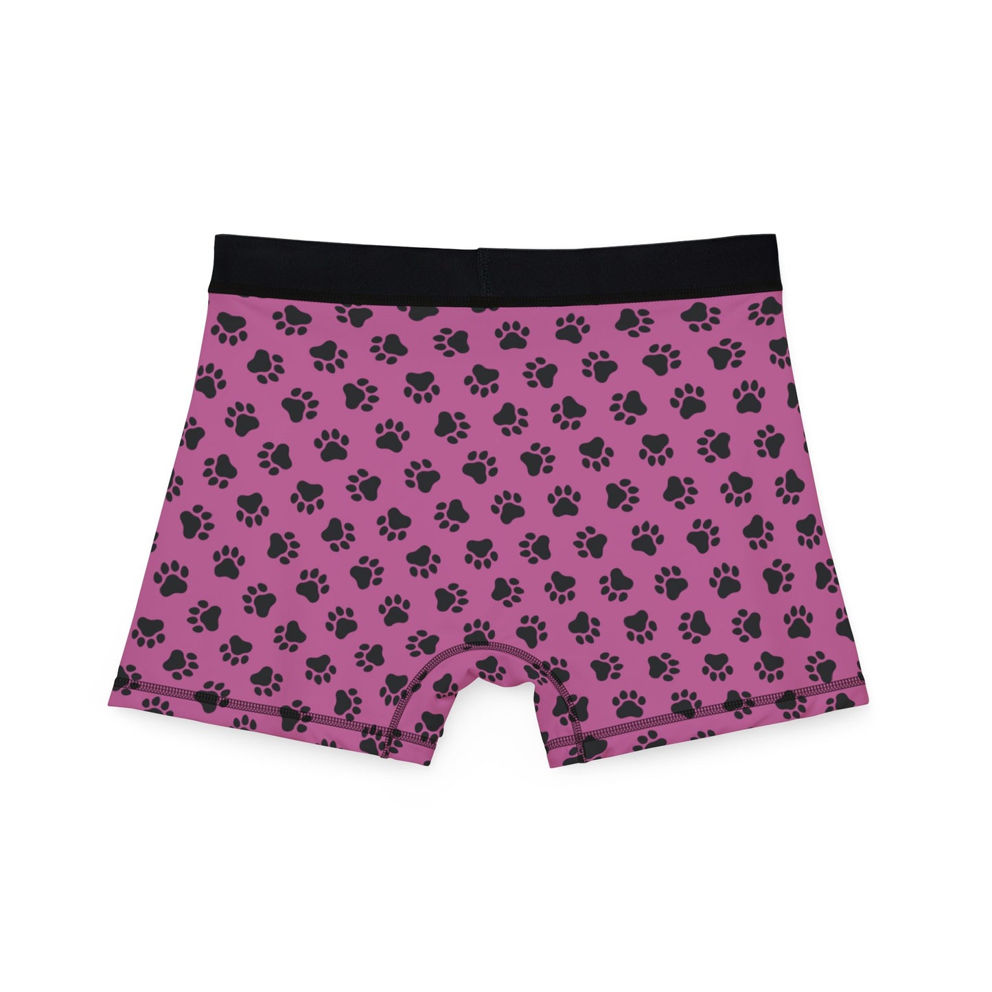 Pink & Bear Paw Print Boxer Briefs – Bold & Comfortable Men’s Underwear