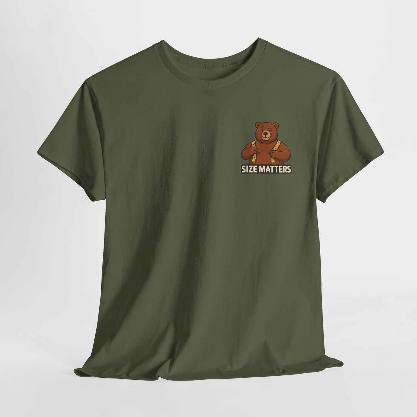 Size Matters Chubby Bear T-Shirt – Funny Gay Bear Tee