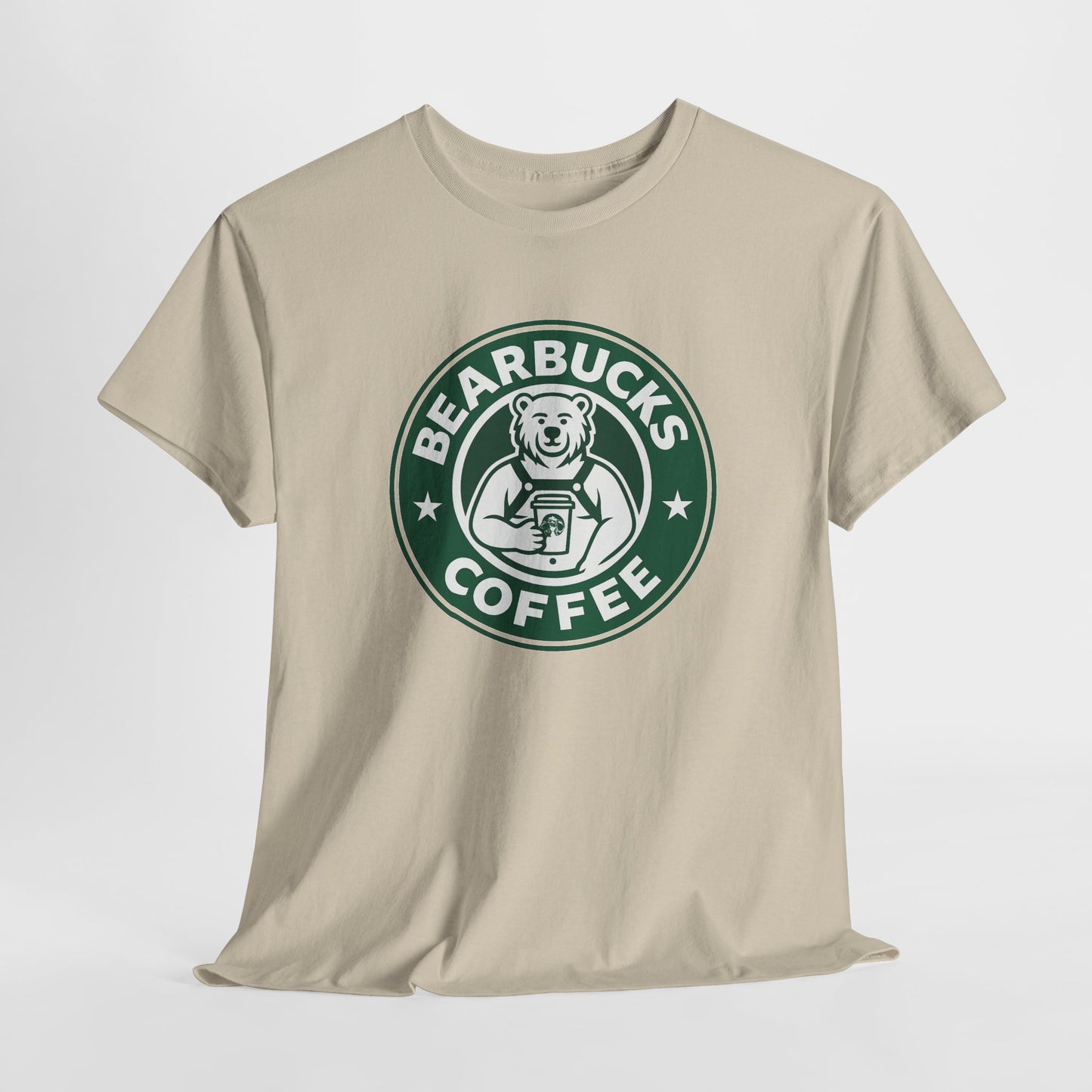 Bearbucks Coffee T-Shirt – Funny Gay Bear Starbucks Parody Tee