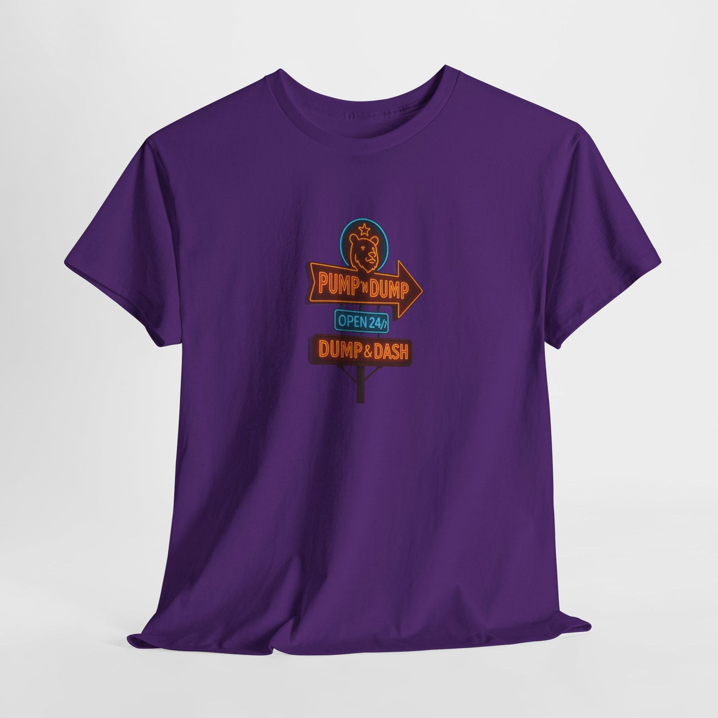 Pump N Dump – Neon Motel Sign Tee