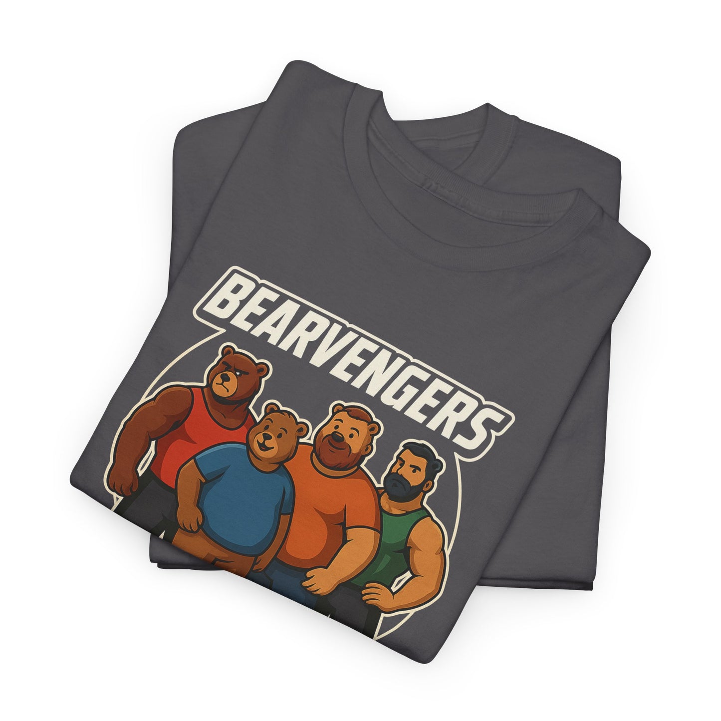 Bearvengers T-Shirt – Comic Style Gay Bear Superhero Tee