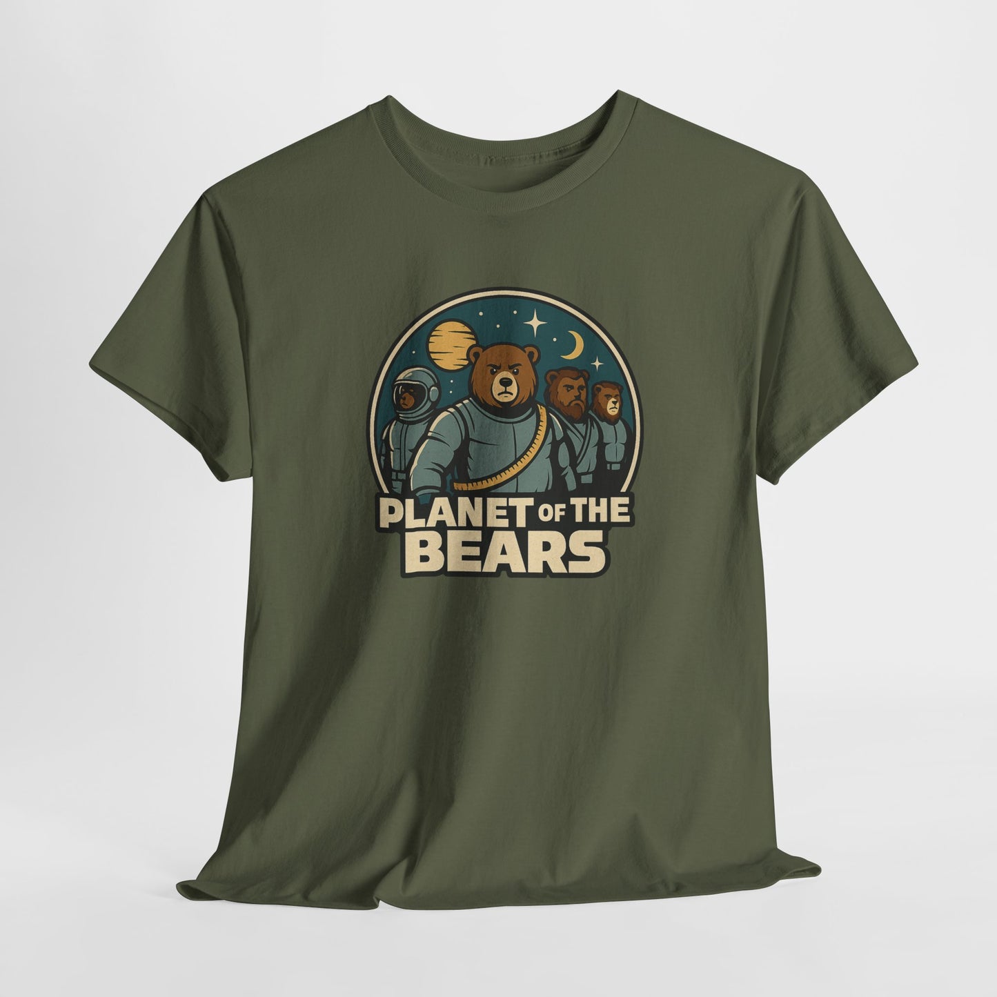 Planet of the Bears T-Shirt – Retro Sci-Fi Gay Bear Graphic Tee