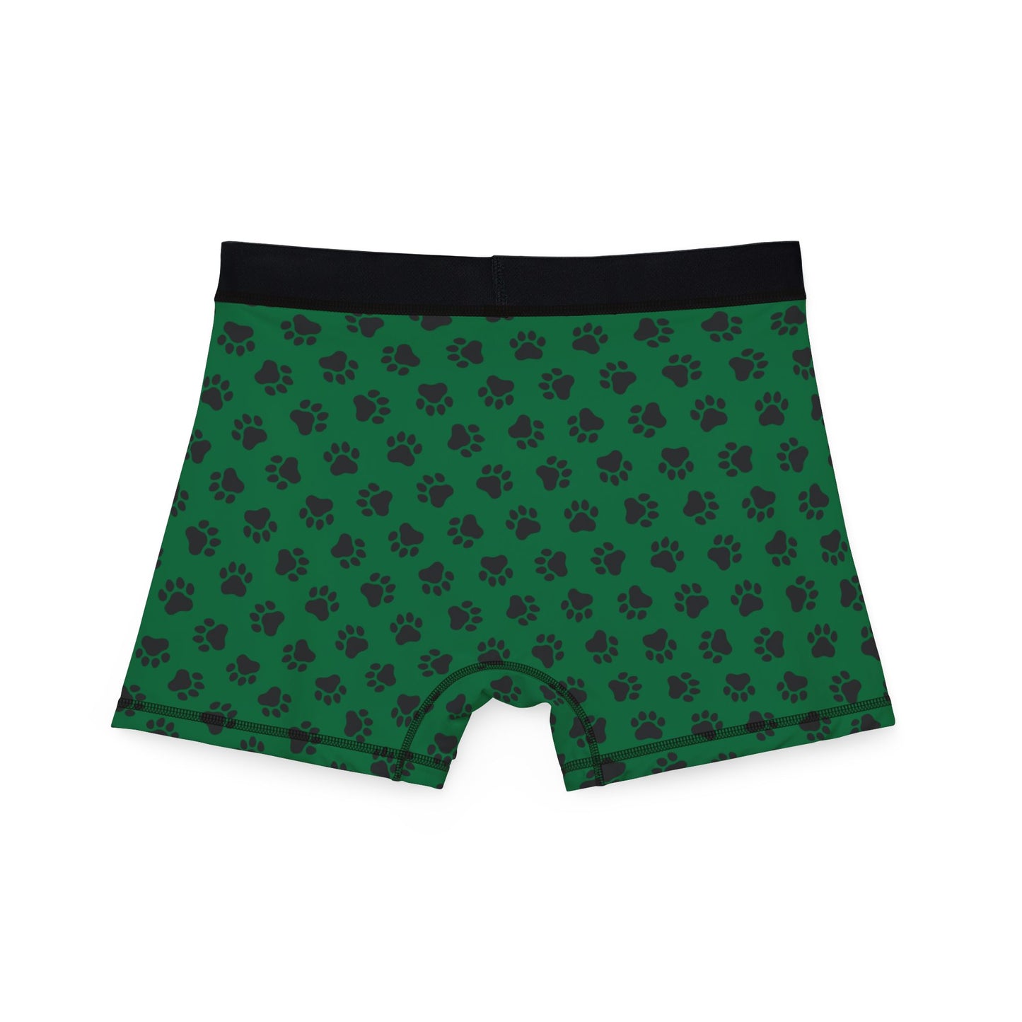 Green & Bear Paw Print Boxer Briefs – Bold & Comfortable Men’s Underwear