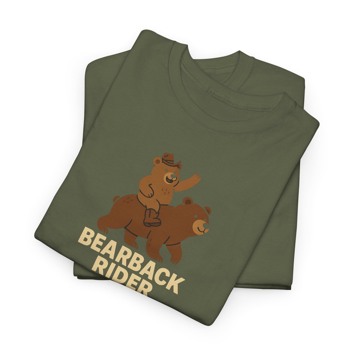Bearback Rider T-Shirt – Funny Cowboy Bear Gay Bear Design