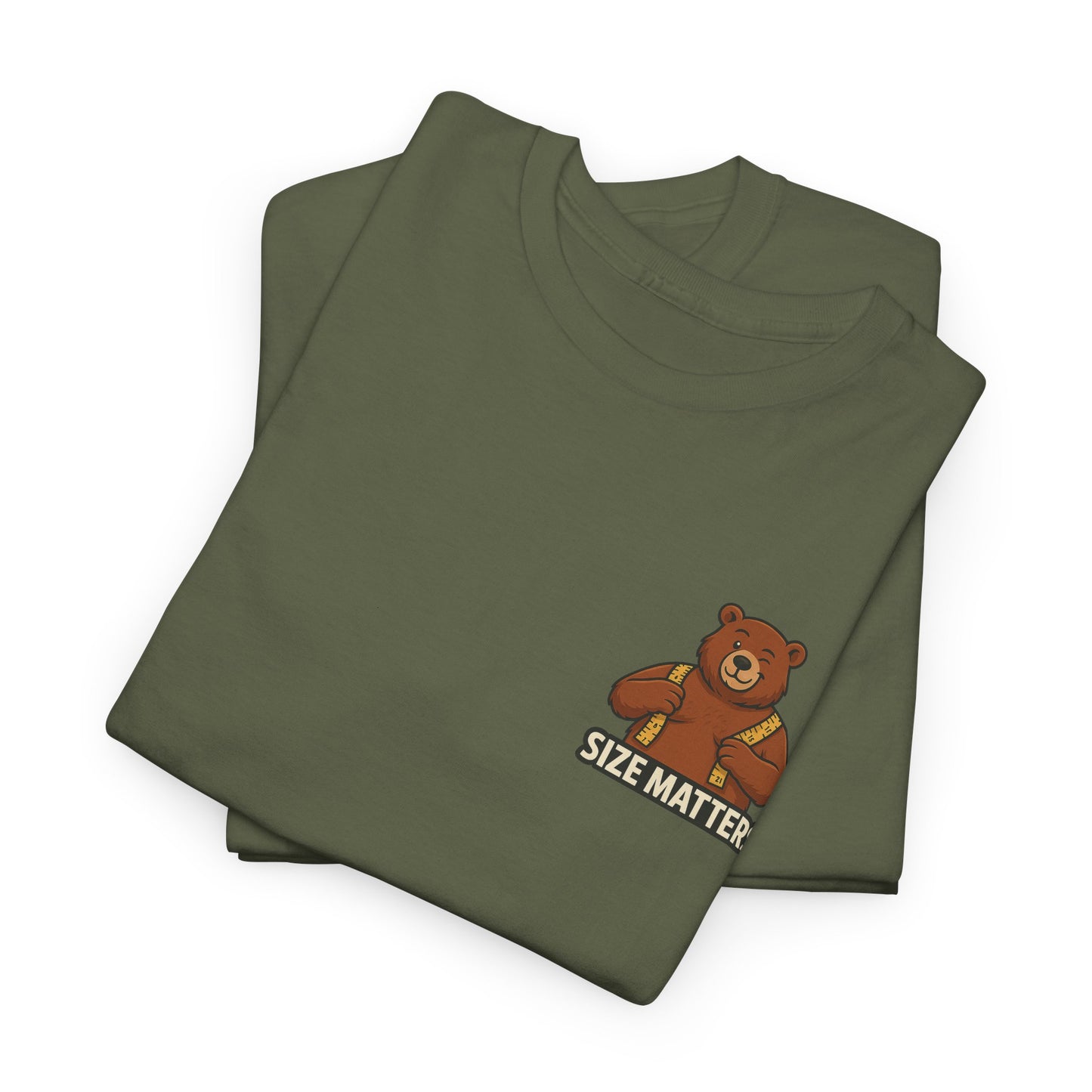 Size Matters Chubby Bear T-Shirt – Funny Gay Bear Tee