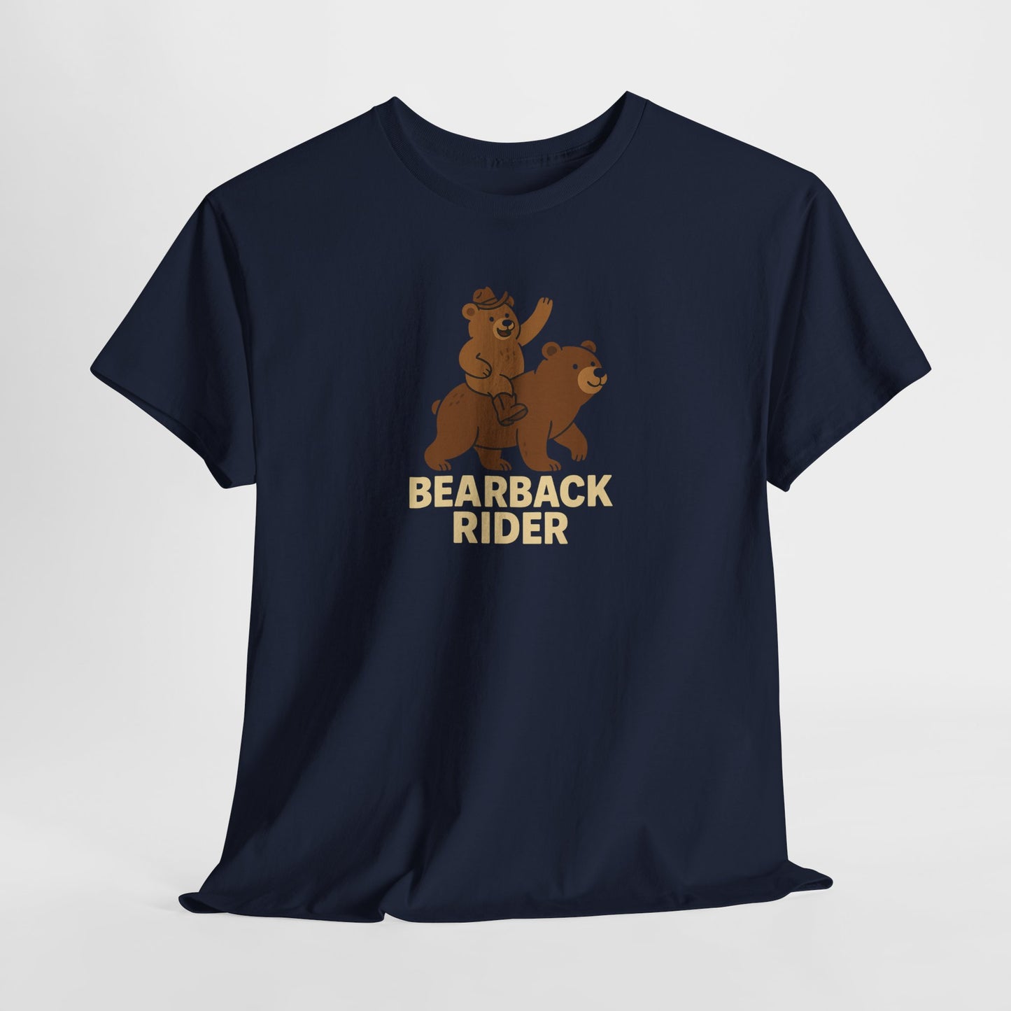 Bearback Rider T-Shirt – Funny Cowboy Bear Gay Bear Design