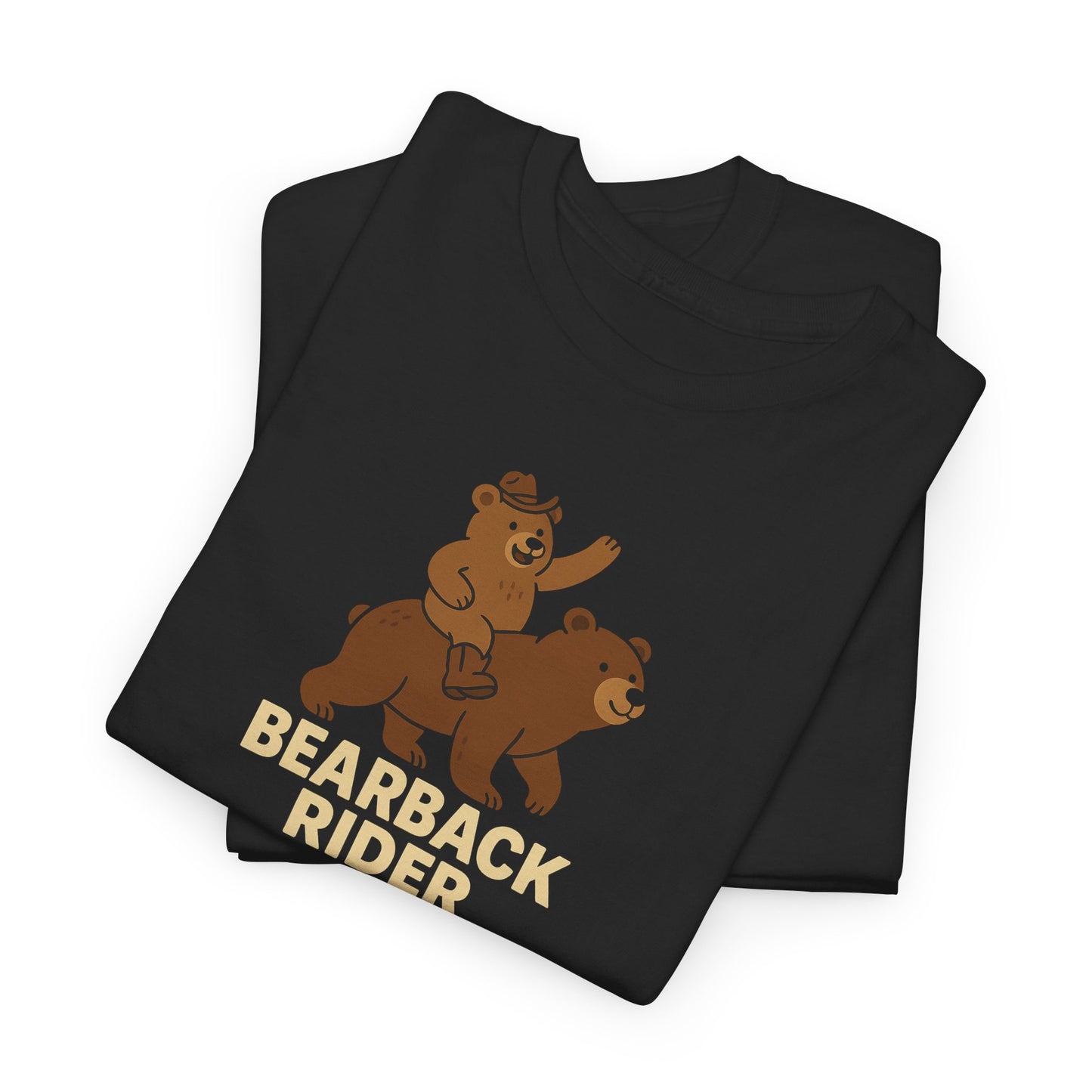 Bearback Rider T-Shirt – Funny Cowboy Bear Gay Bear Design