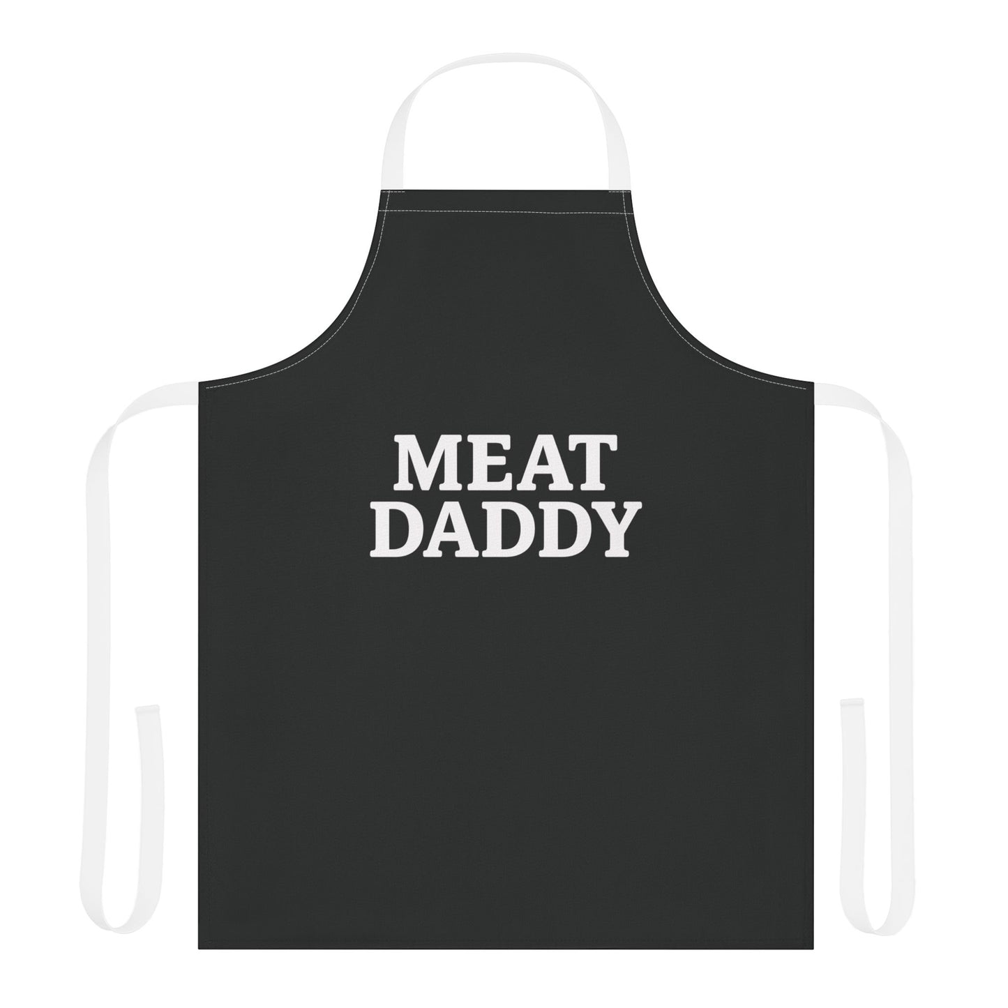 Meat Daddy Apron – Funny Gay Bear BBQ Apron, Chubby Daddy Cooking Gift, Pride Kitchen Grilling Gear