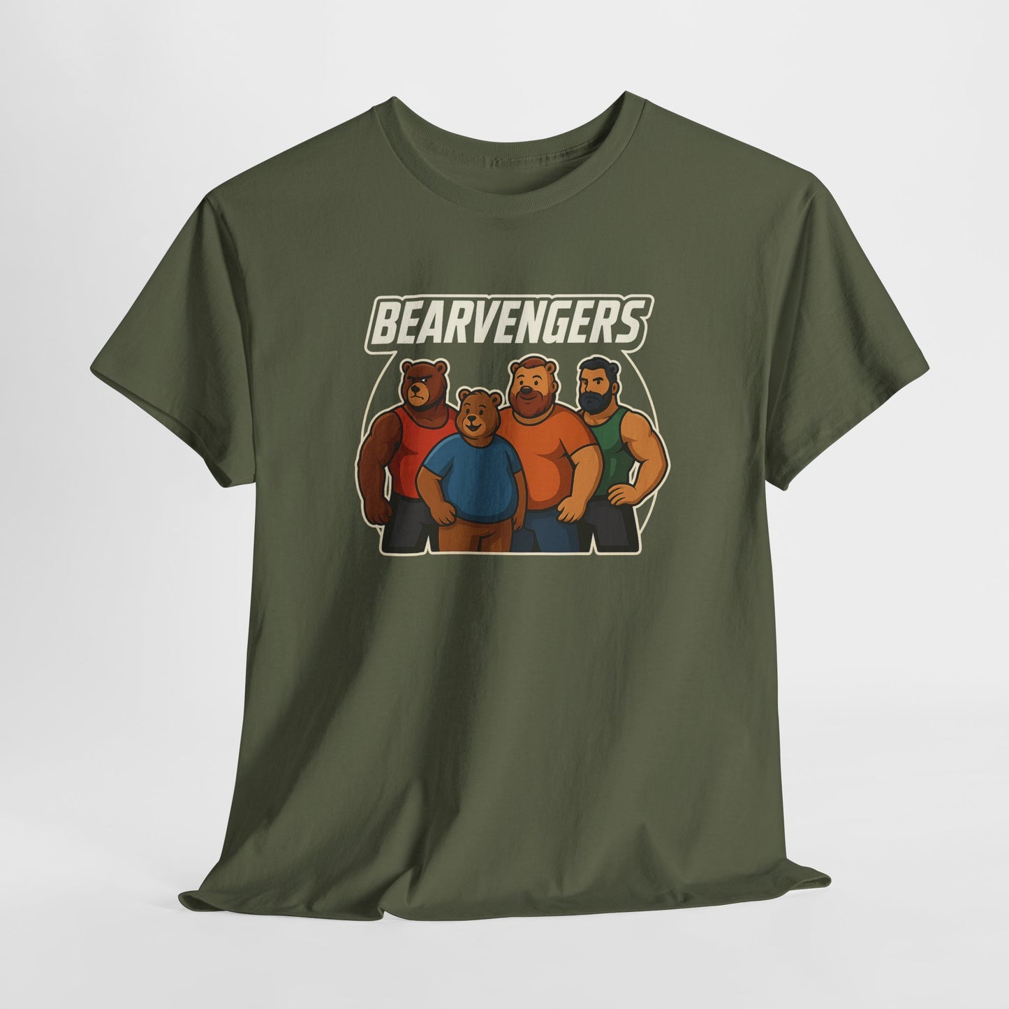 Bearvengers T-Shirt – Comic Style Gay Bear Superhero Tee