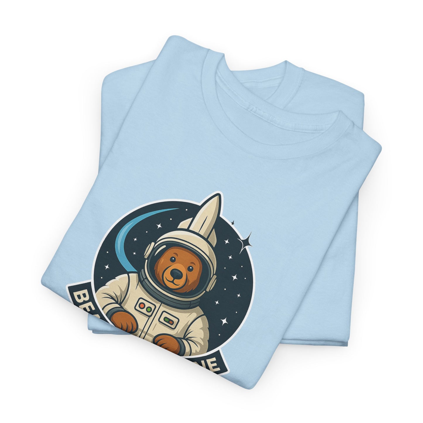 Bear Force One Astronaut Bear Futuristic T-Shirt