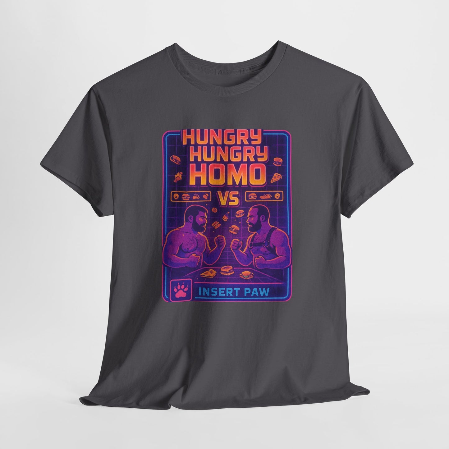 Hungry Hungry Homo Retro Arcade T-Shirt