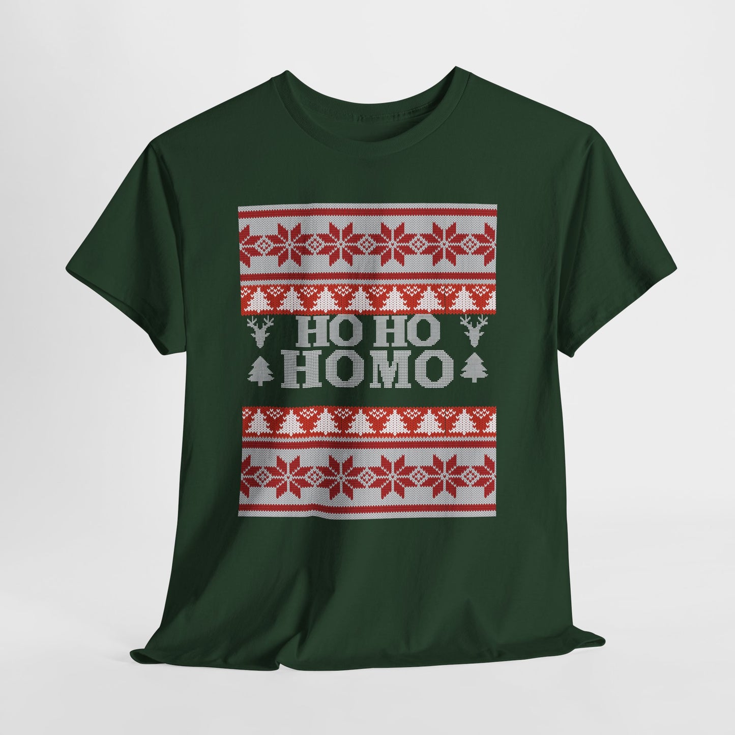 Funny Ho Ho HOMO Christmas Tee