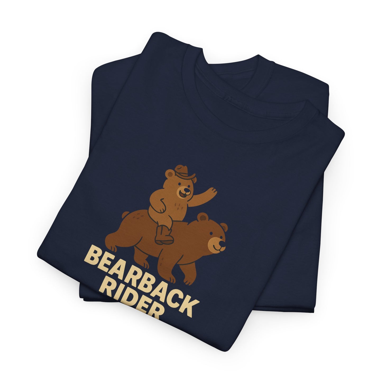 Bearback Rider T-Shirt – Funny Cowboy Bear Gay Bear Design