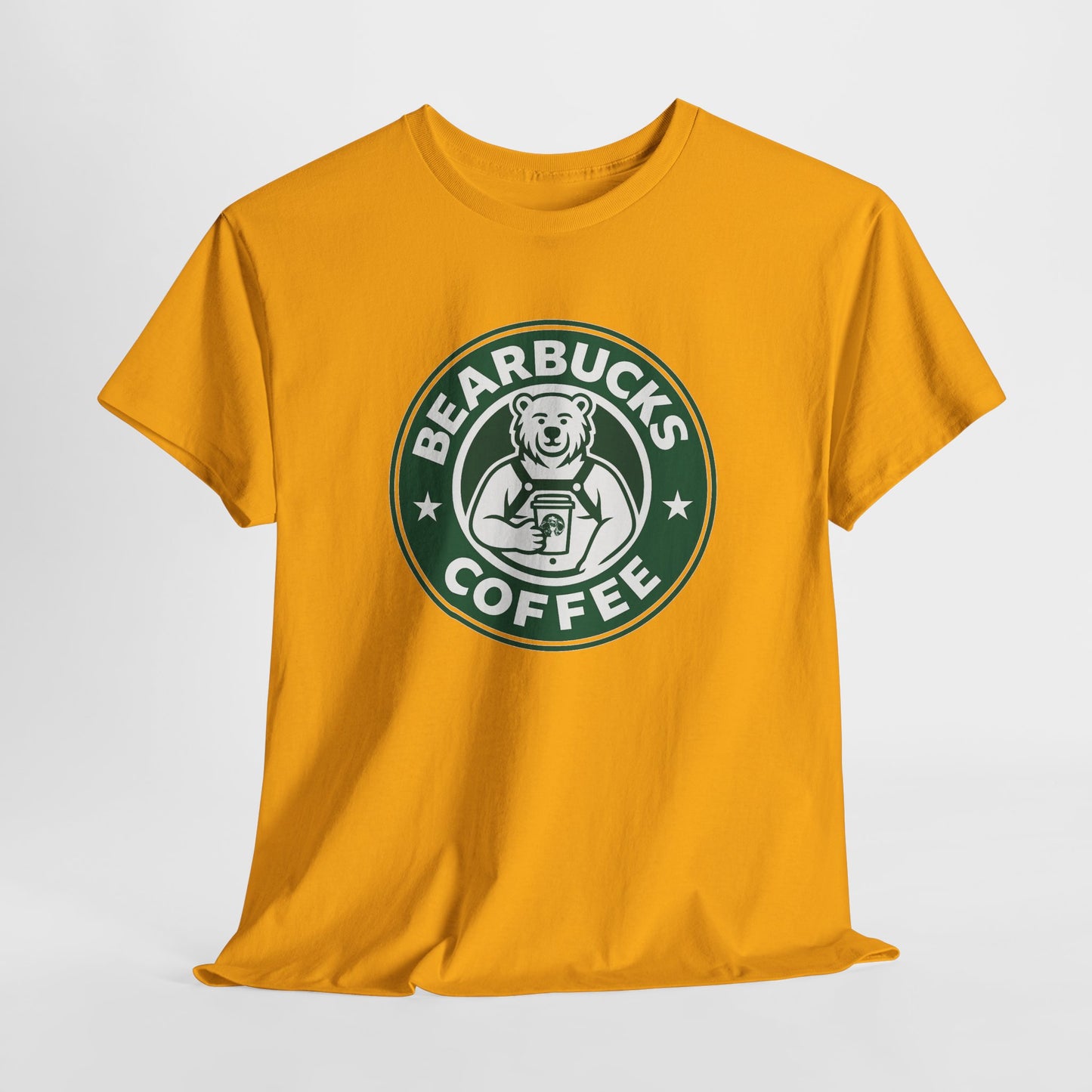 Bearbucks Coffee T-Shirt – Funny Gay Bear Starbucks Parody Tee