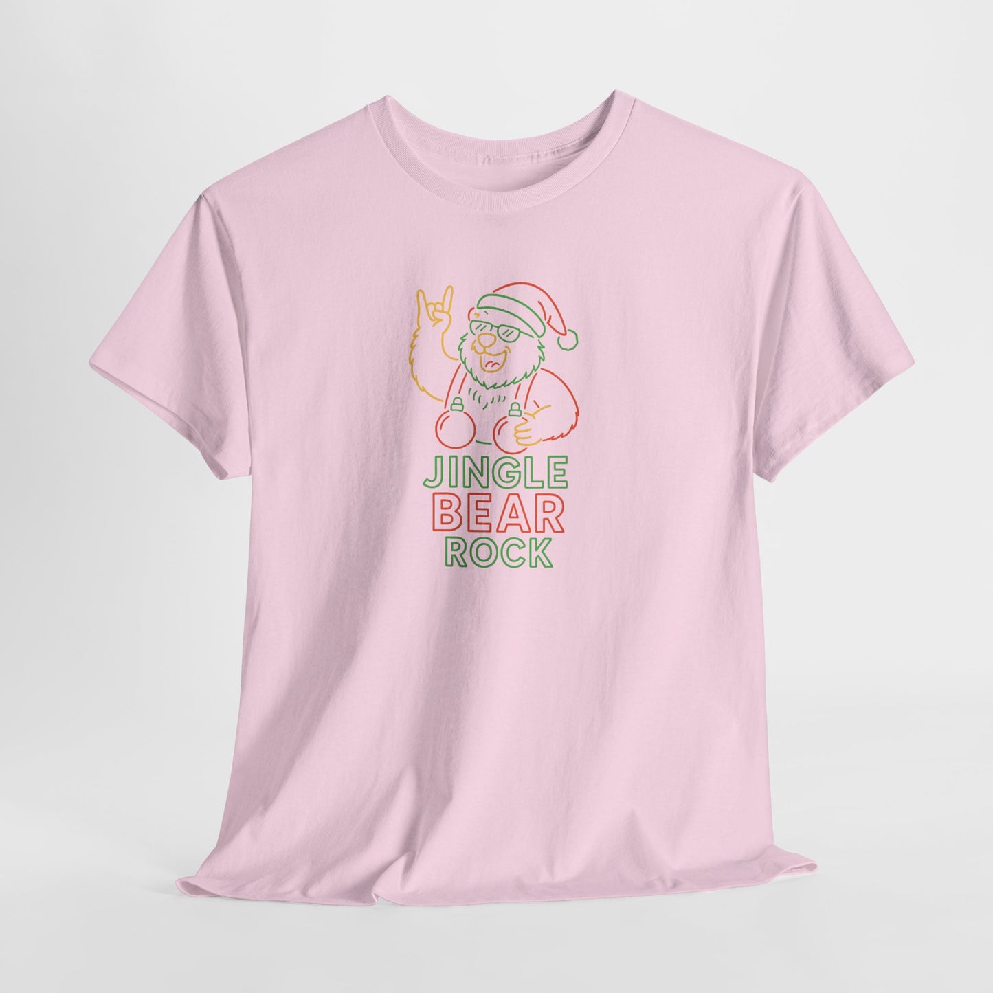 Jingle Bear Rock T-Shirt – Neon Holiday Edition