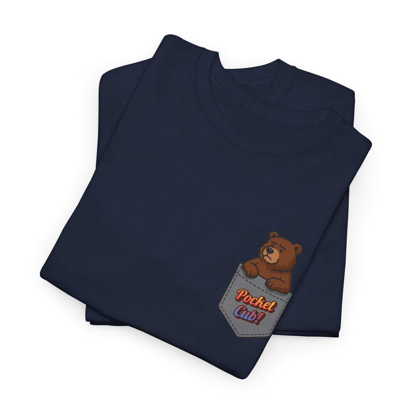 Pocket Cub T-Shirt | Gay Bear Pride Pocket Graphic Tee for Cubs & Bears