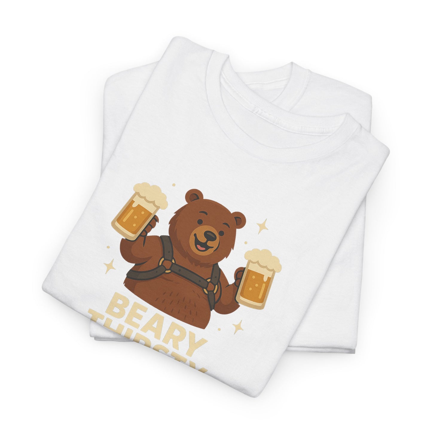 Beary Thirsty T-Shirt – Funny Gay Bear Harness Beer Tee