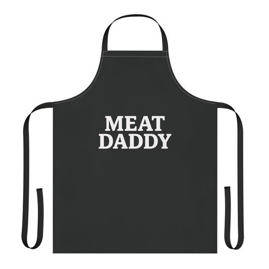 Meat Daddy Apron – Funny Gay Bear BBQ Apron, Chubby Daddy Cooking Gift, Pride Kitchen Grilling Gear