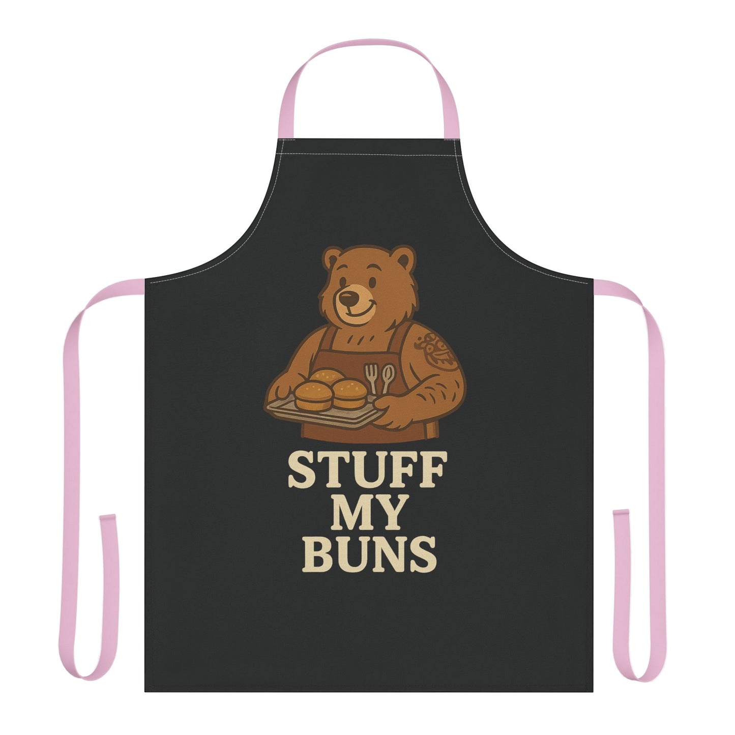 Meat Daddy Bear Apron – Funny Gay BBQ Pool Party Apron