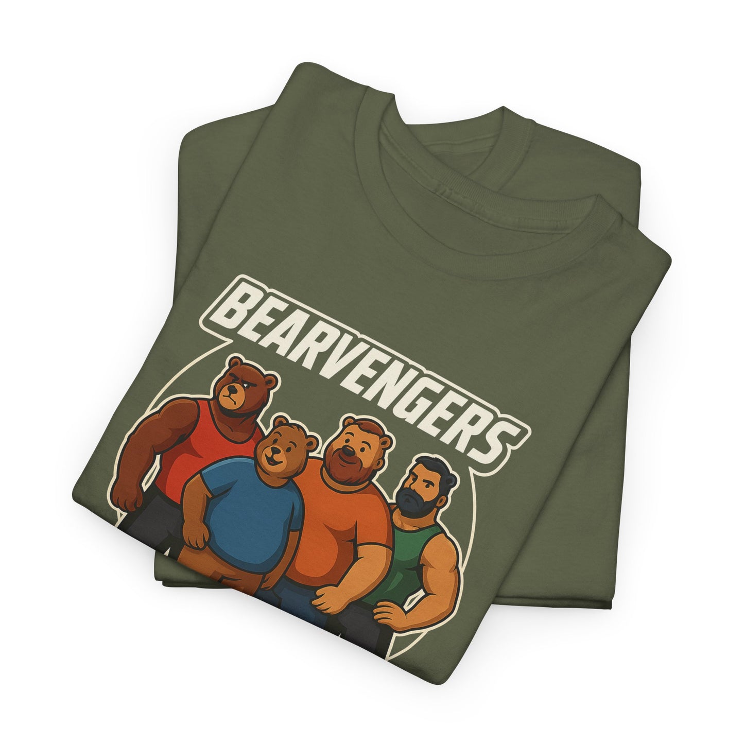 Bearvengers T-Shirt – Comic Style Gay Bear Superhero Tee