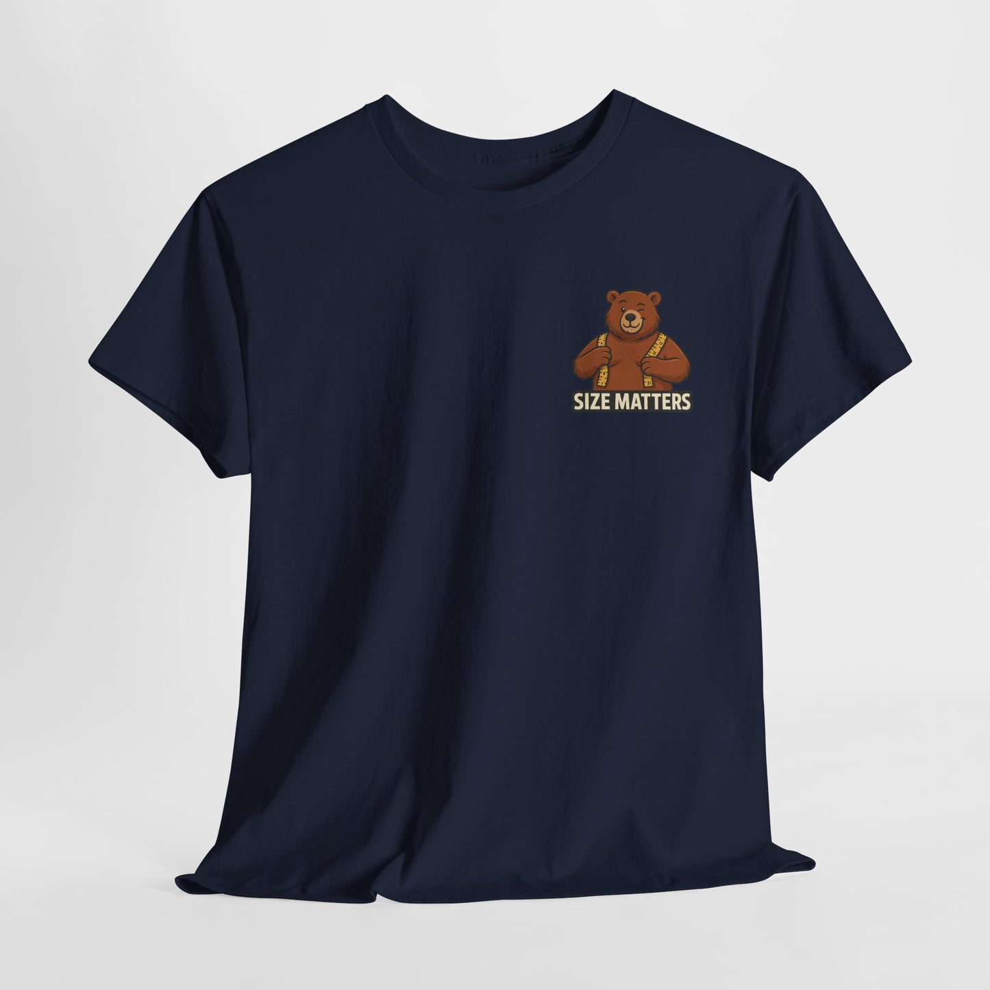 Size Matters Chubby Bear T-Shirt – Funny Gay Bear Tee