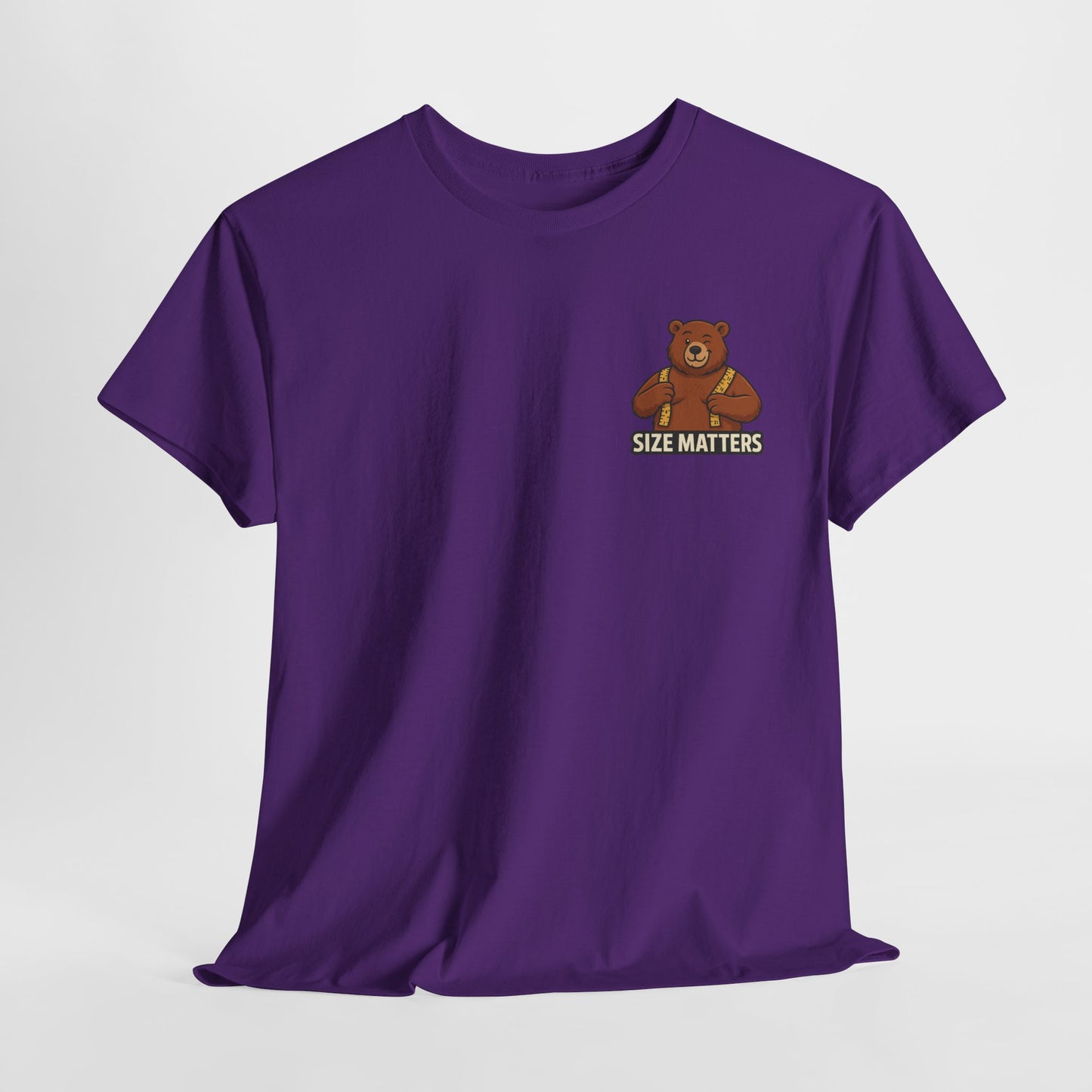 Size Matters Chubby Bear T-Shirt – Funny Gay Bear Tee