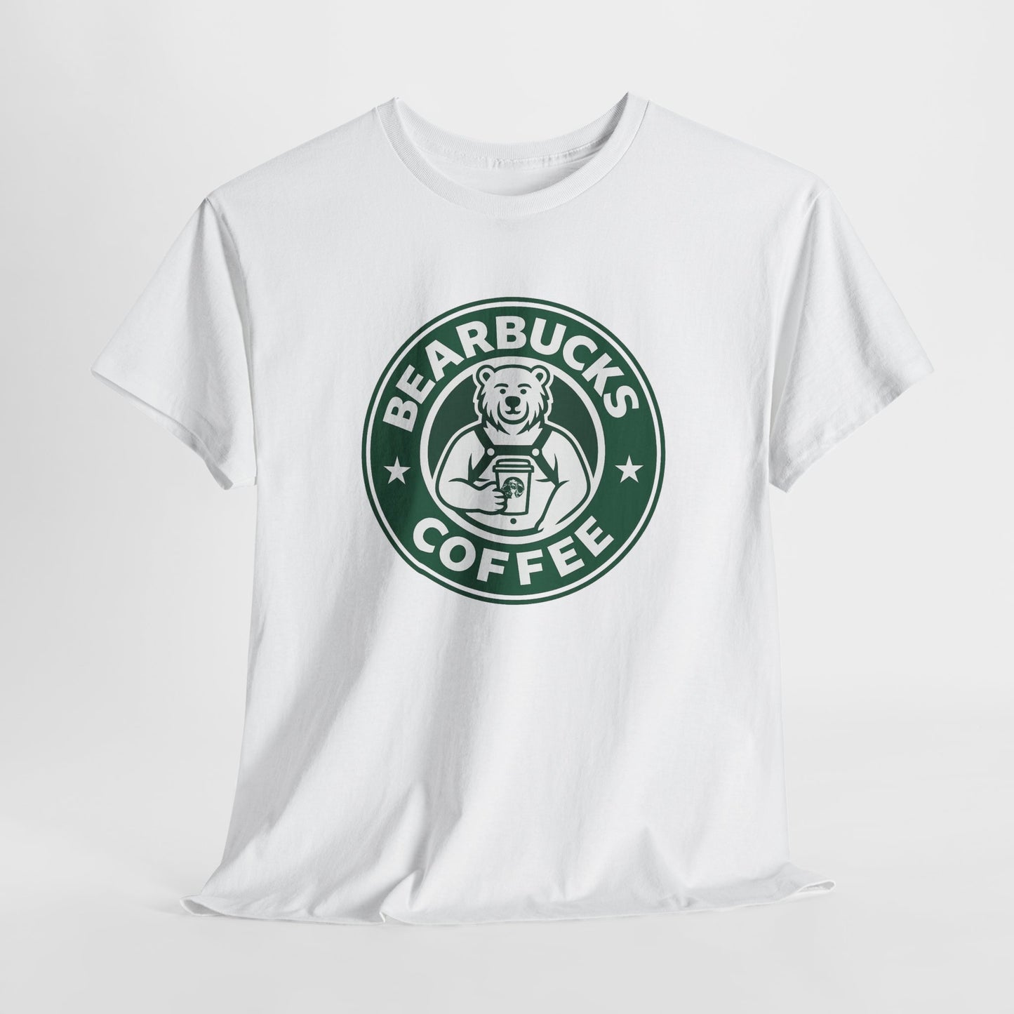 Bearbucks Coffee T-Shirt – Funny Gay Bear Starbucks Parody Tee