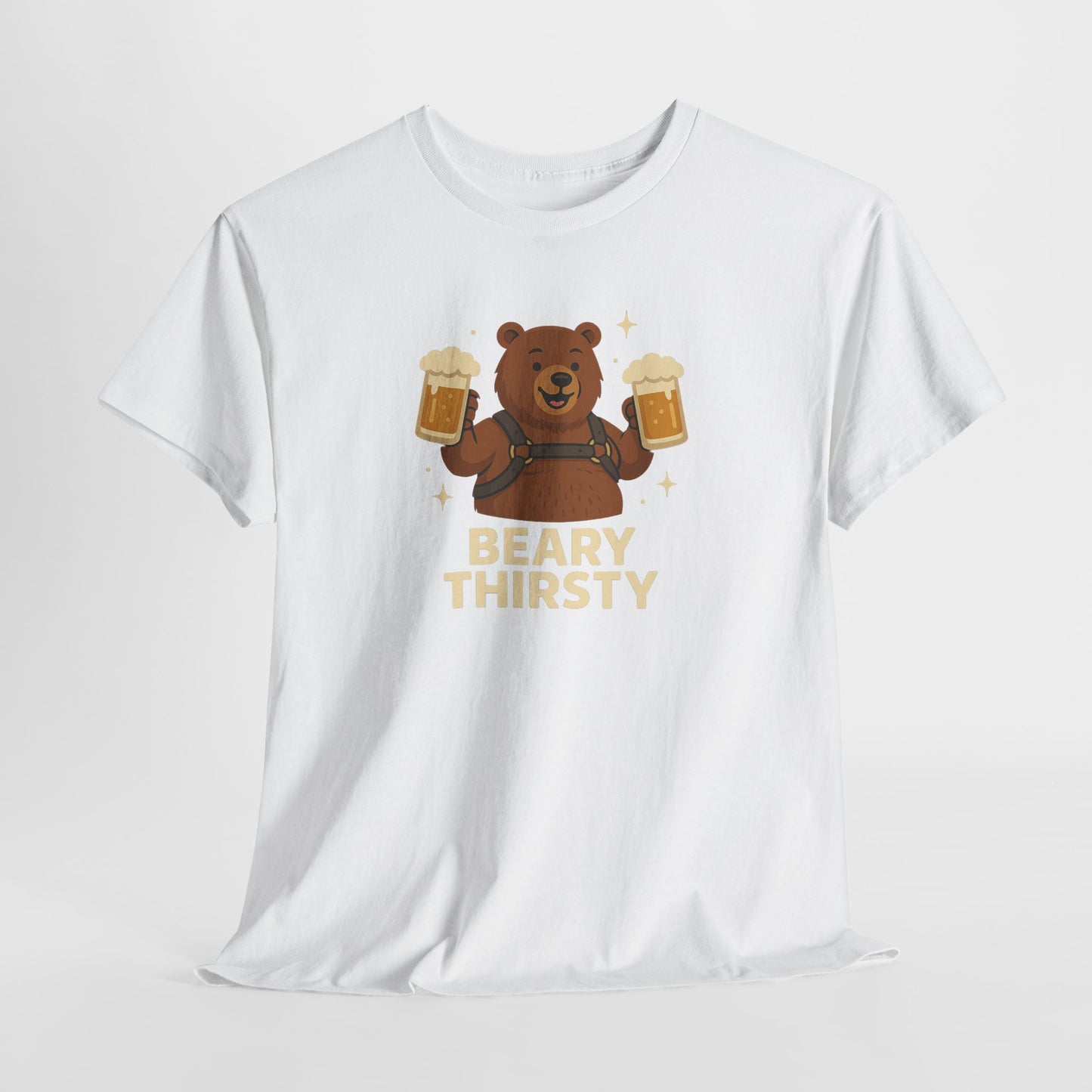 Beary Thirsty T-Shirt – Funny Gay Bear Harness Beer Tee