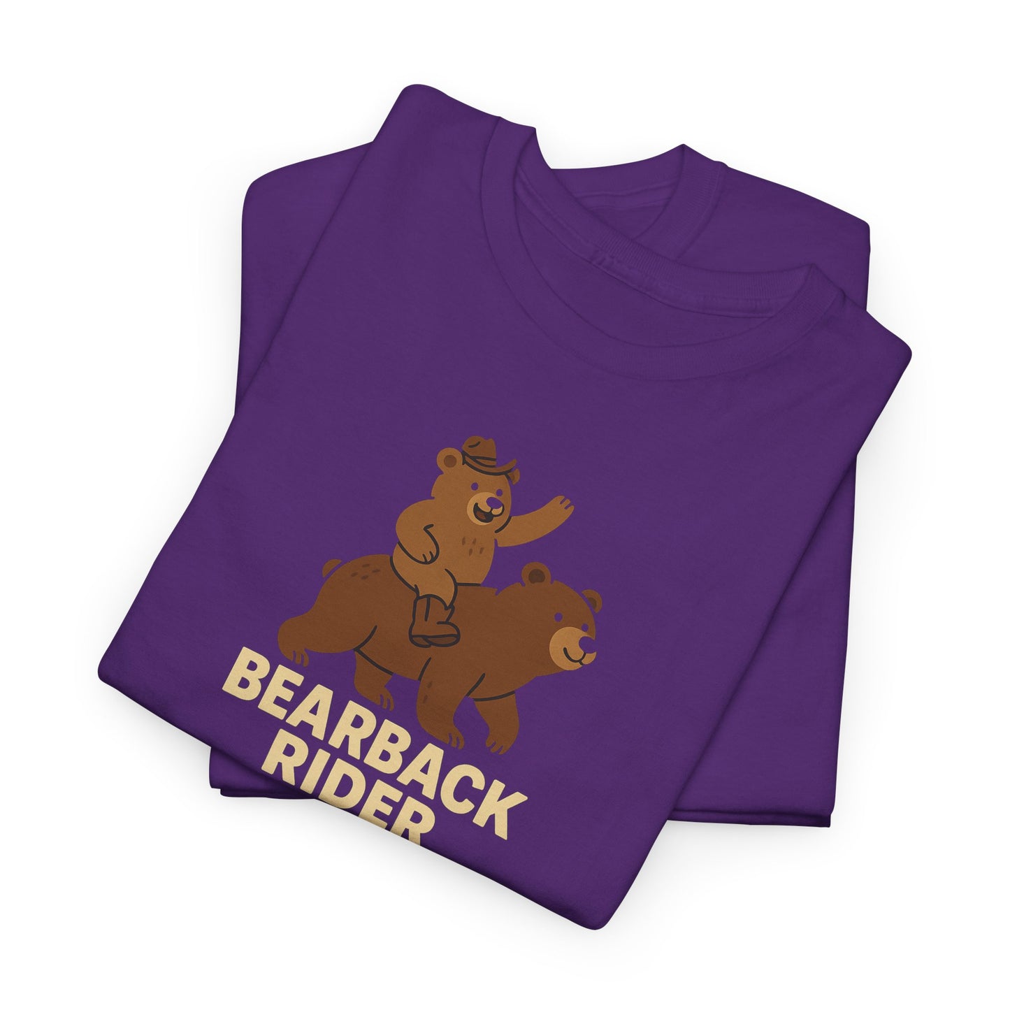 Bearback Rider T-Shirt – Funny Cowboy Bear Gay Bear Design