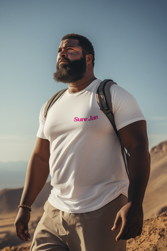 “Sure Jan” T-Shirt – Funny Gay Bear Shirt, LGBT Sass Tee, Meme Pride Apparel (S–6XL)