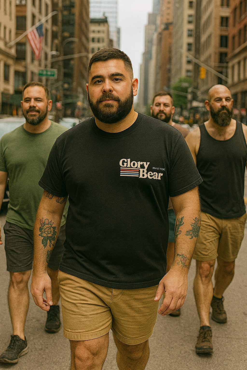 Glory Bear Logo Tee – Classic Black