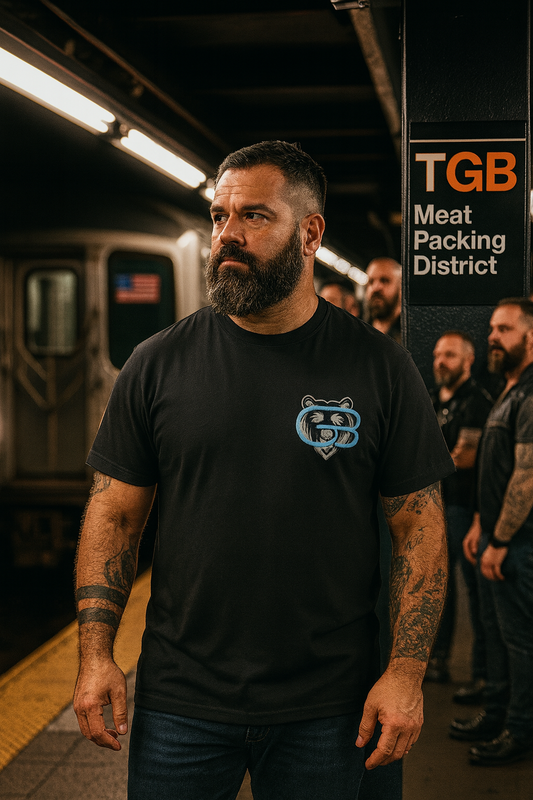 THEGLORYBEAR Logo T-Shirt – Gay Bear Shirt, Bear Pride Apparel, LGBT Streetwear (S–5XL)