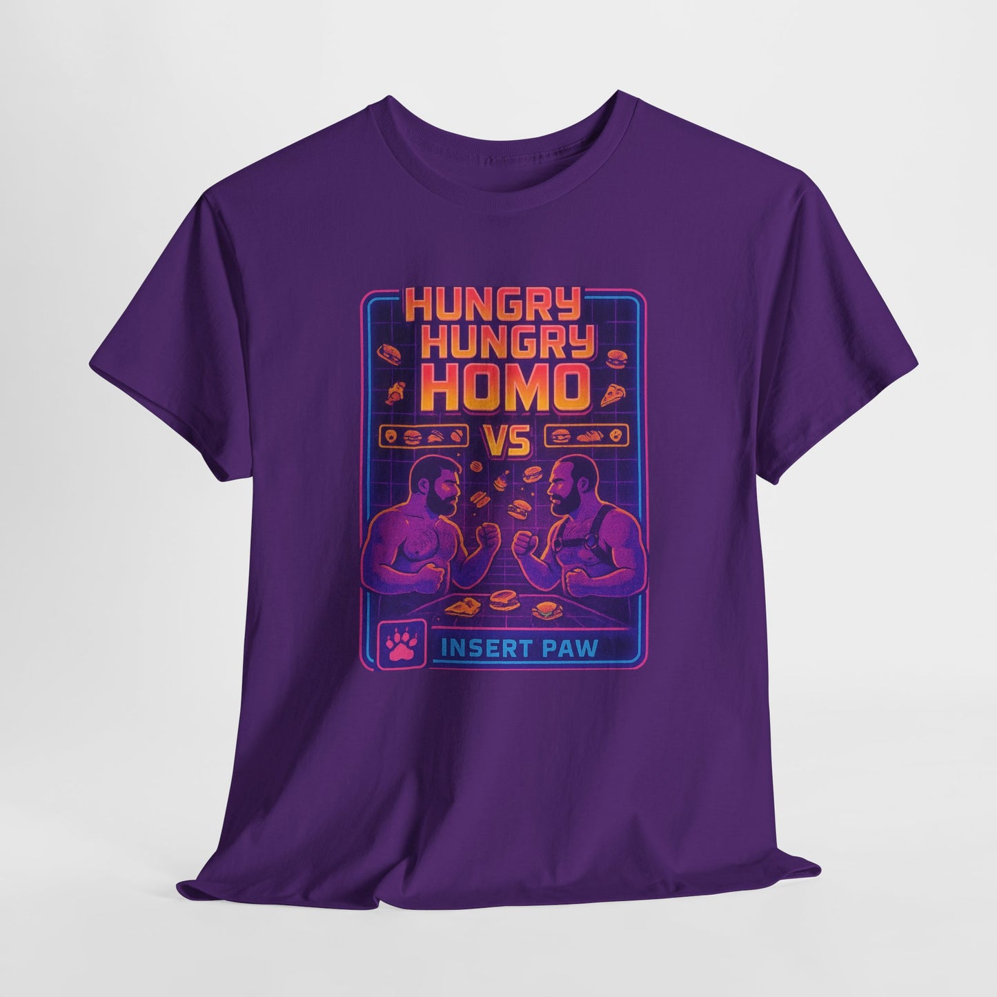Hungry Hungry Homo Retro Arcade T-Shirt