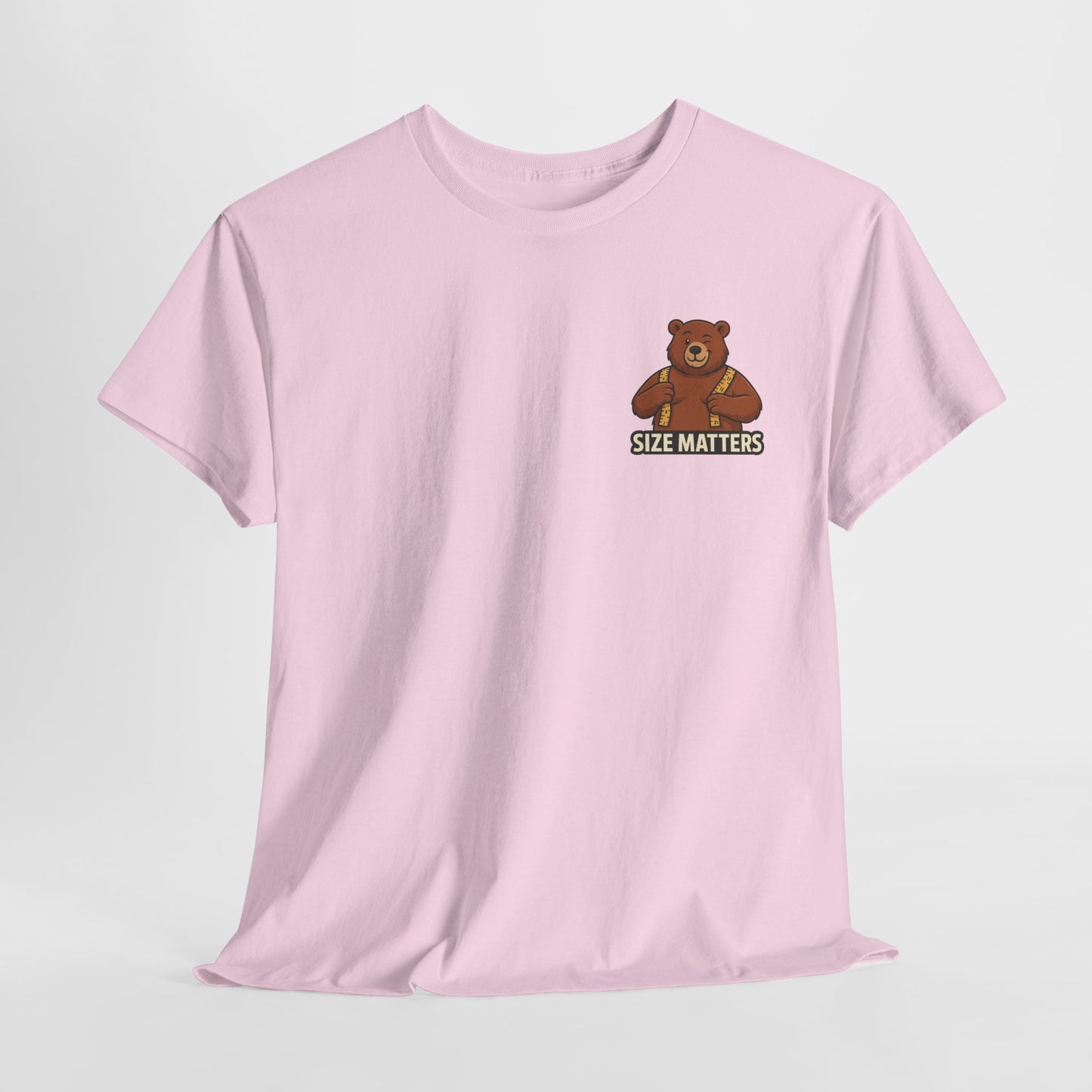 Size Matters Chubby Bear T-Shirt – Funny Gay Bear Tee