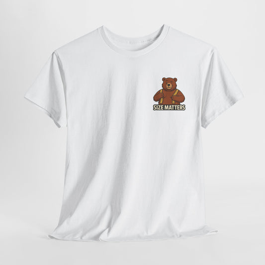 Size Matters Chubby Bear T-Shirt – Funny Gay Bear Tee
