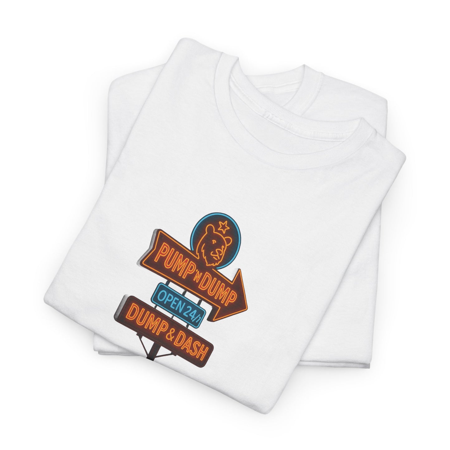 Pump N Dump – Neon Motel Sign Tee