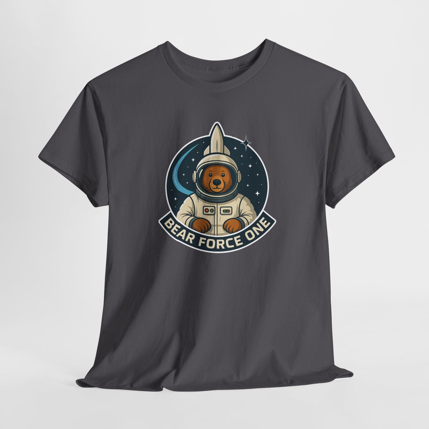 Bear Force One Astronaut Bear Futuristic T-Shirt