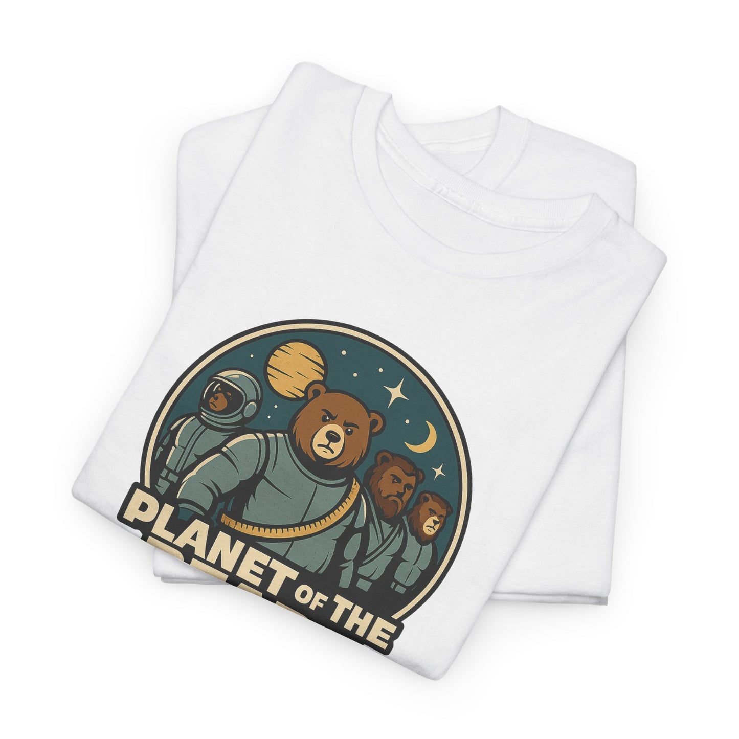 Planet of the Bears T-Shirt – Retro Sci-Fi Gay Bear Graphic Tee