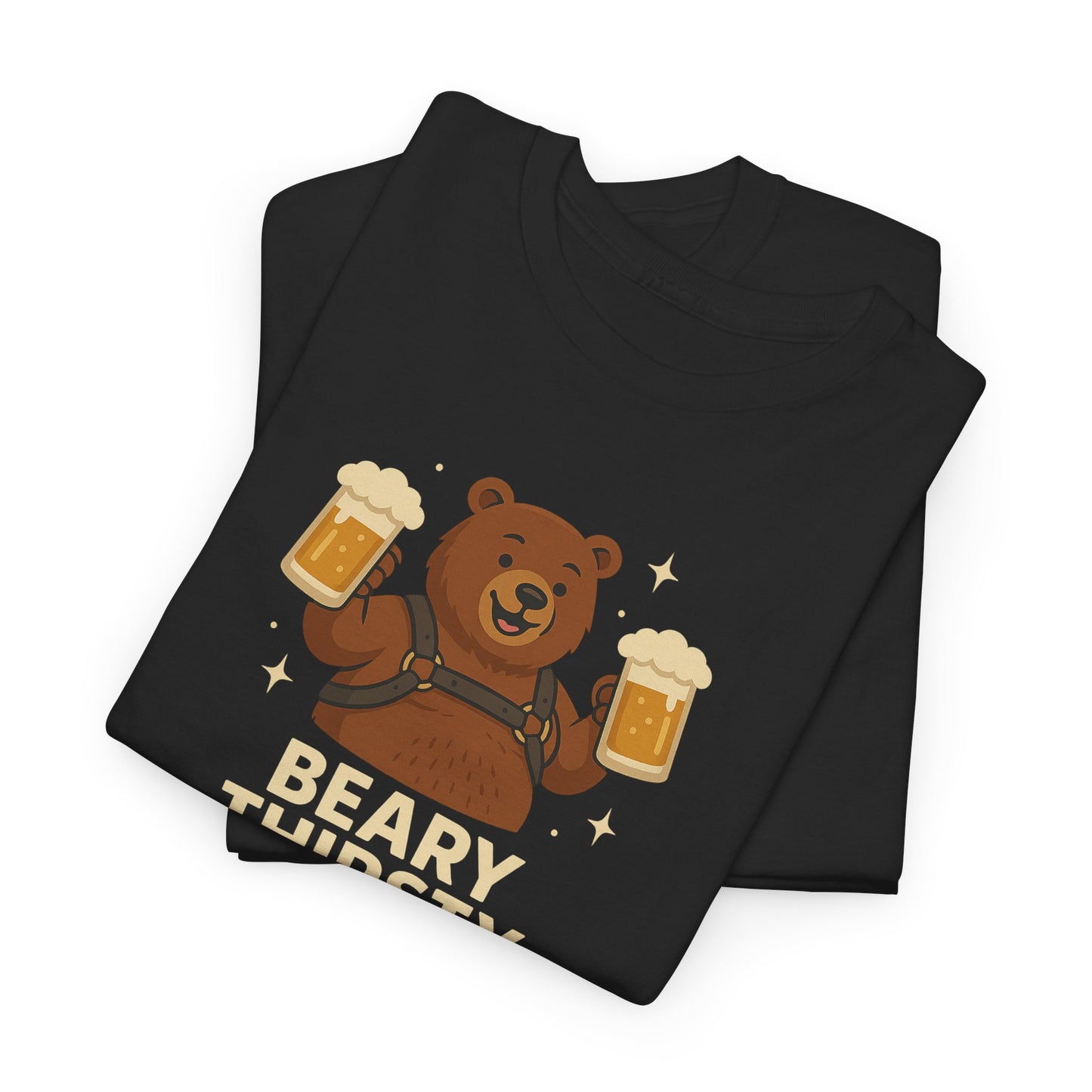 Beary Thirsty T-Shirt – Funny Gay Bear Harness Beer Tee