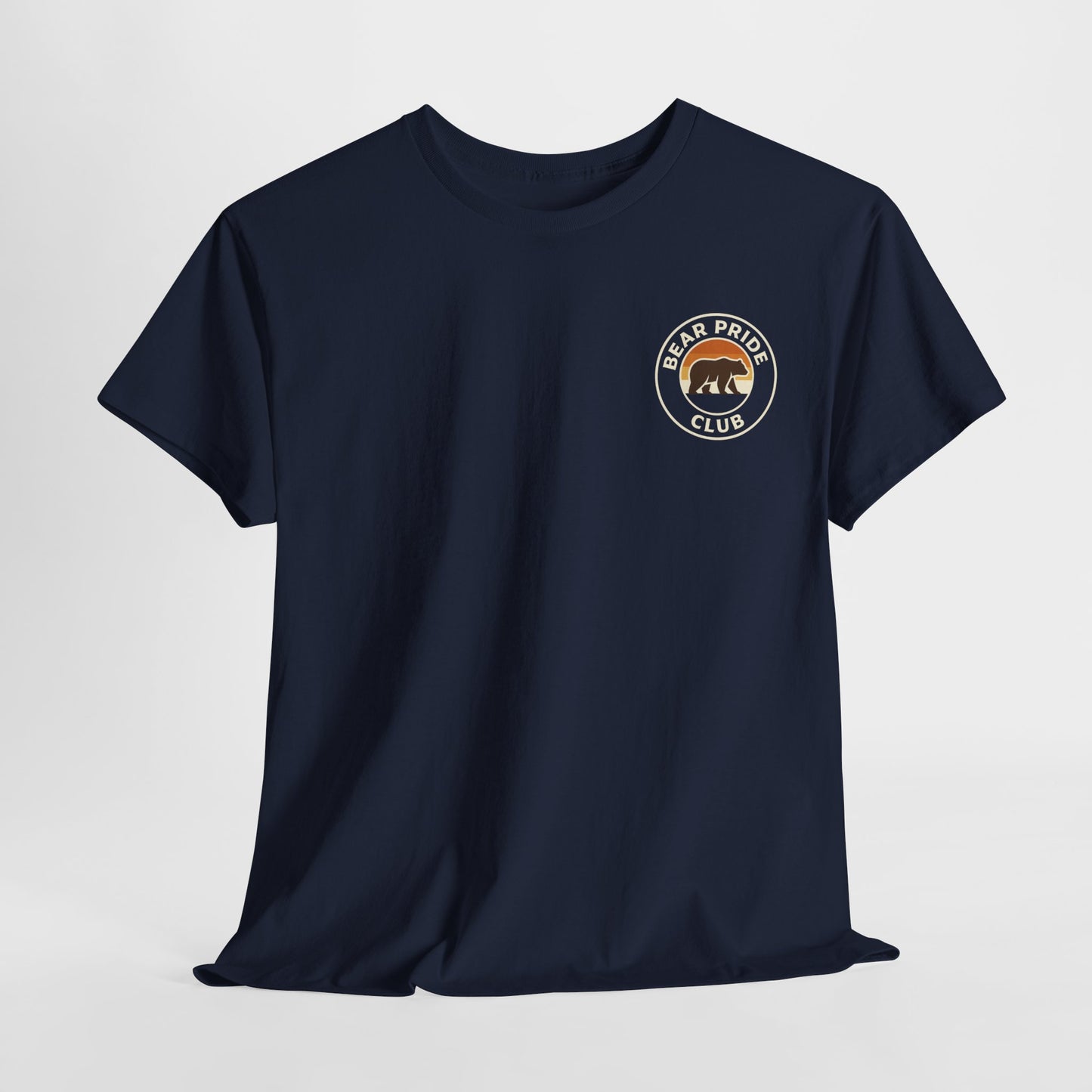 Bear Pride Club Retro Badge T-Shirt β Gay Bear Community Logo Tee