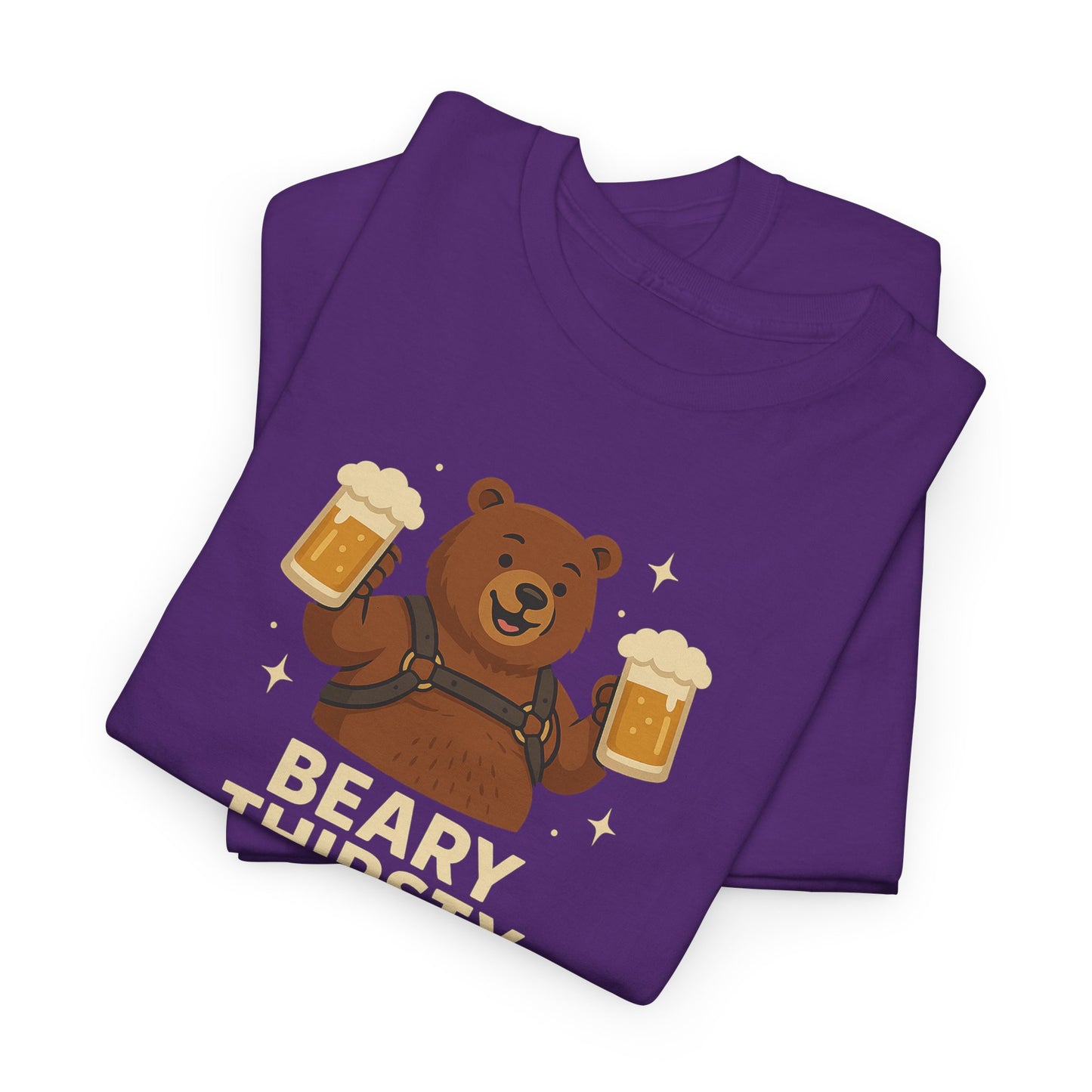 Beary Thirsty T-Shirt – Funny Gay Bear Harness Beer Tee