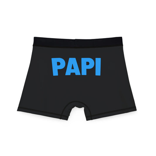 PAPI Men’s Boxer Briefs – Bold Blue Statement Bearwear