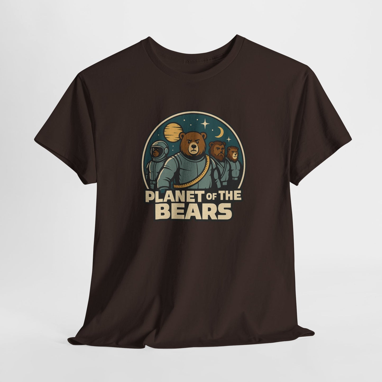Planet of the Bears T-Shirt – Retro Sci-Fi Gay Bear Graphic Tee