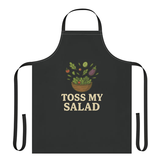 Toss My Salad Apron – Funny Bear Gay Kitchen BBQ Cooking Gift