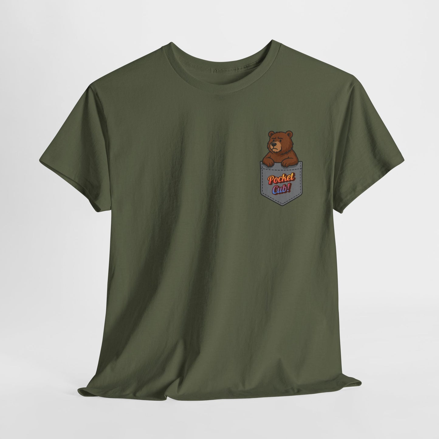 Pocket Cub T-Shirt | Gay Bear Pride Pocket Graphic Tee for Cubs & Bears