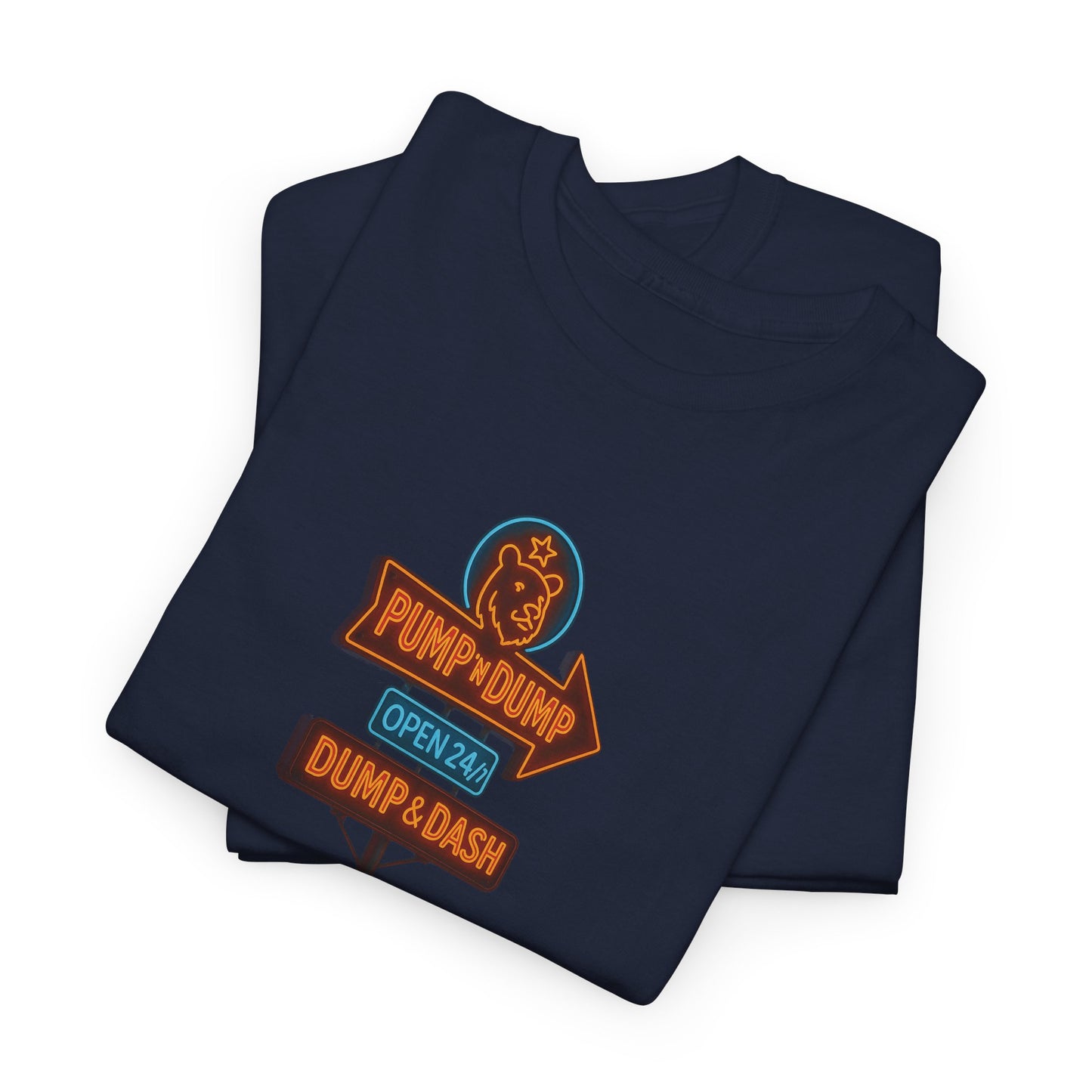 Pump N Dump – Neon Motel Sign Tee