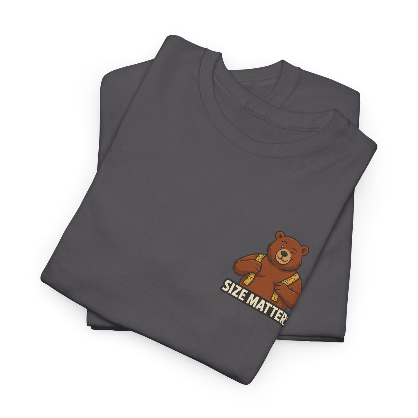 Size Matters Chubby Bear T-Shirt – Funny Gay Bear Tee