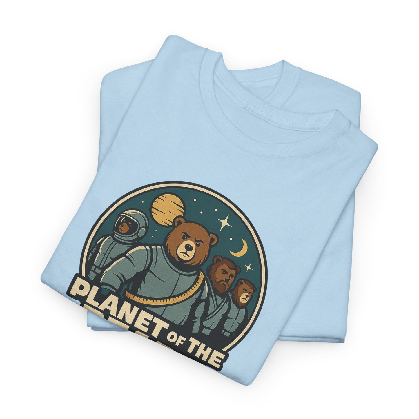 Planet of the Bears T-Shirt – Retro Sci-Fi Gay Bear Graphic Tee
